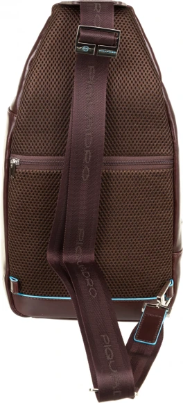 Рюкзак слинг мужской Piquadro Blue Square CA4827B2/MO коричневый кожа Рюкзак слинг мужской Piquadro Blue Square CA4827B2/MO коричневый кожа