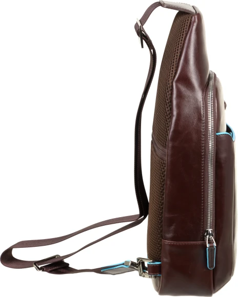 Рюкзак слинг мужской Piquadro Blue Square CA4827B2/MO коричневый кожа Рюкзак слинг мужской Piquadro Blue Square CA4827B2/MO коричневый кожа