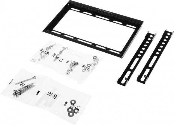 Кронштейн для телевизора Ultramounts UM811F черный 17"-43" макс.35кг настенный фиксированный