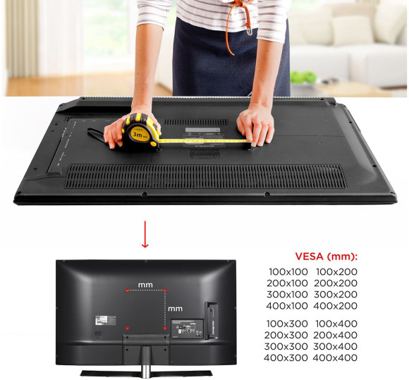 Кронштейн для телевизора Holder LCD-T4609 черный 32"-65" макс.60кг настенный наклон Кронштейн для телевизора Holder LCD-T4609 черный 32"-65" макс.60кг настенный наклон