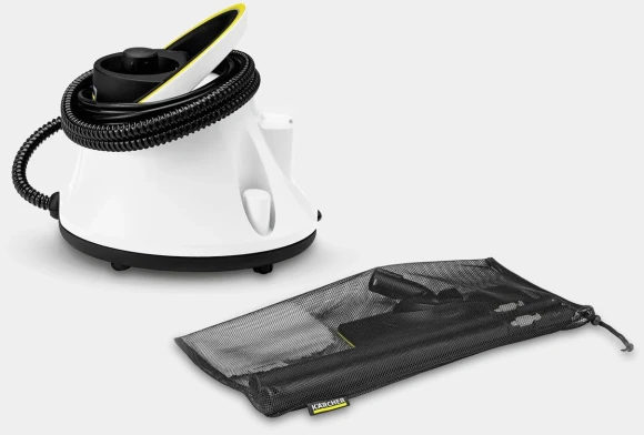 Пароочиститель напольный Karcher EasyFix SC 2 Deluxe 1500Вт белый/желтый