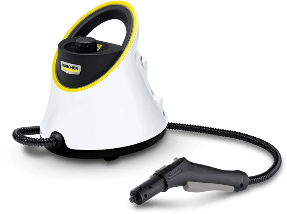 Пароочиститель напольный Karcher EasyFix SC 2 Deluxe 1500Вт белый/желтый
