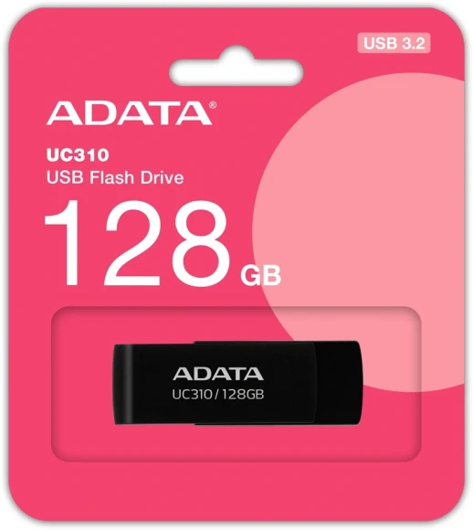 Флеш Диск A-Data 128GB UC310 UC310-128G-RBK USB3.2 черный