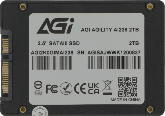 Накопитель SSD AGi SATA-III 2TB AGI2K0GIMAI238-CB AI238 2.5"