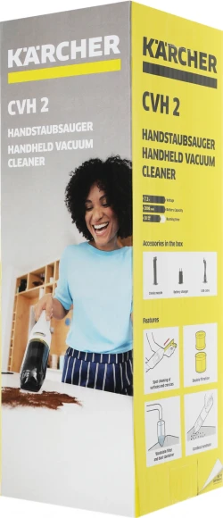 Пылесос ручной Karcher CVH 2 70Вт белый/черный Пылесос ручной Karcher CVH 2 70Вт белый/черный