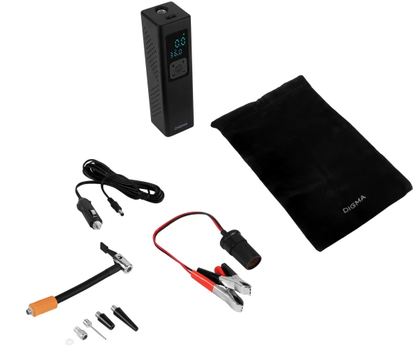 Автомобильный компрессор Digma QBK-275 шланг 0.16м Автомобильный компрессор Digma QBK-275 шланг 0.16м