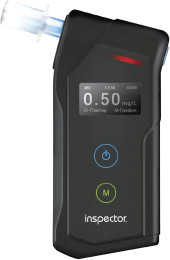 Алкотестер Inspector AT1100 электрохимический черный Алкотестер Inspector AT1100 электрохимический черный