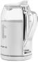 Чайник электрический Polaris PWK 1563CGL 1.5л. 2200Вт белый/серебристый корпус: пластик/стекло