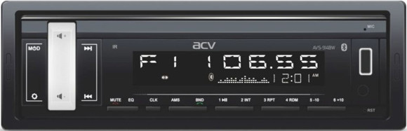 Автомагнитола ACV AVS-914BW 1DIN 4x50Вт v4.0 (35769)