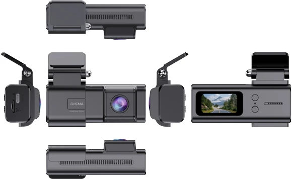 Видеорегистратор Digma FreeDrive 933W черный 4Mpix 1440x2560 1440p 110гр. SA 223 Видеорегистратор Digma FreeDrive 933W черный 4Mpix 1440x2560 1440p 110гр. SA 223