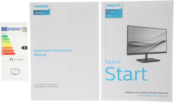 Монитор Philips 27" 275E1S черный IPS LED 16:9 HDMI матовая 1000:1 250cd 178гр/178гр 2560x1440 75Hz VGA DP 2K 3.99кг