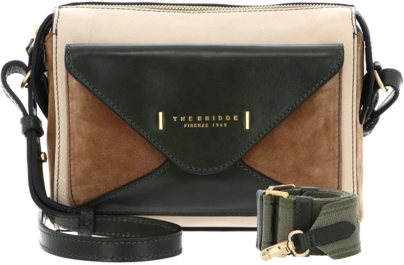 Рюкзак The Bridge Guido 061925FU/F7 роллтоп песочный/коричневый хлопок/натур.кожа