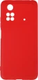 Чехол (клип-кейс) DF для Poco M4 Pro (4G) poCase-03 красный (POCASE-03 (RED))