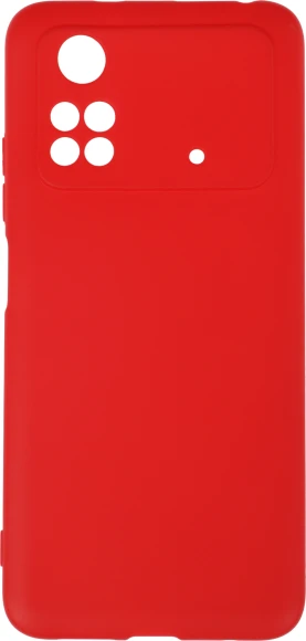 Чехол (клип-кейс) DF для Poco M4 Pro (4G) poCase-03 красный (POCASE-03 (RED))
