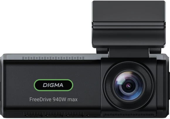 Видеорегистратор Digma FreeDrive 940W max черный 4Mpix 2160x3840 170гр. карта в комплекте:32Gb Allwinner