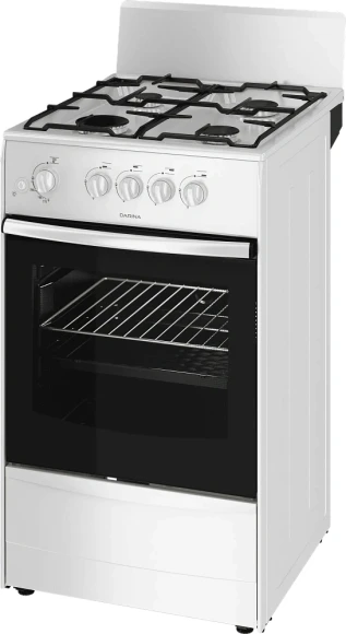Плита Газовая Darina 1A GM341 105 W белый (без крышки) реш.сталь