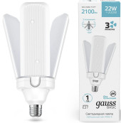 Лампа светодиодная Gauss Filament 189202110 10Вт цок.:E27 шар 220B св.свеч.бел.теп. (упак.:1шт)