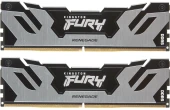 Память DDR5 2x48GB 6000MHz Kingston KF560C32RSK2-96 Fury Renegade Silver RTL Gaming PC5-48000 CL32 DIMM 288-pin 1.35В single rank с радиатором Ret