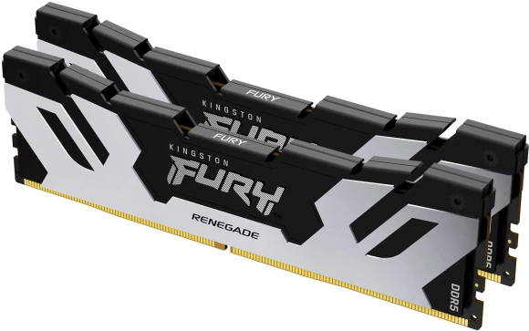 Память DDR5 2x48GB 6000MHz Kingston KF560C32RSK2-96 Fury Renegade Silver RTL Gaming PC5-48000 CL32 DIMM UDIMM 288-pin 1.35В single rank с радиатором Ret