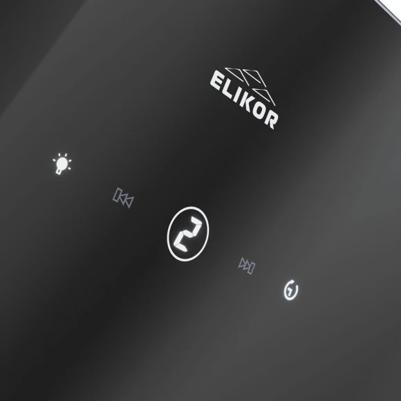 Вытяжка каминная Elikor Rise BK50 черный управление: сенсорное (1 мотор) Вытяжка каминная Elikor Rise BK50 черный управление: сенсорное (1 мотор)