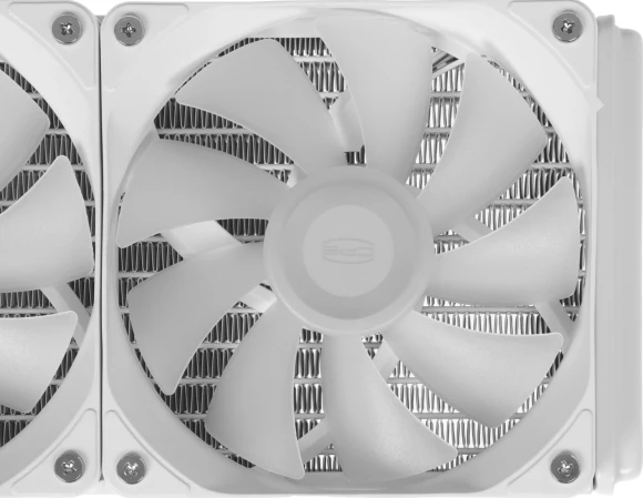 Система водяного охлаждения PcCooler DA360 WH ARGB Soc-AM5/AM4/1200/1700/1851 белый 4-pin 33.8dB Al 300W Ret (DA360-WHAWXX-GL)