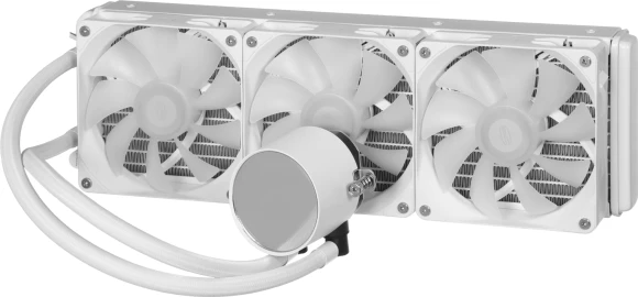 Система водяного охлаждения PcCooler DA360 WH ARGB Soc-AM5/AM4/1200/1700/1851 белый 4-pin 33.8dB Al 300W Ret (DA360-WHAWXX-GL)