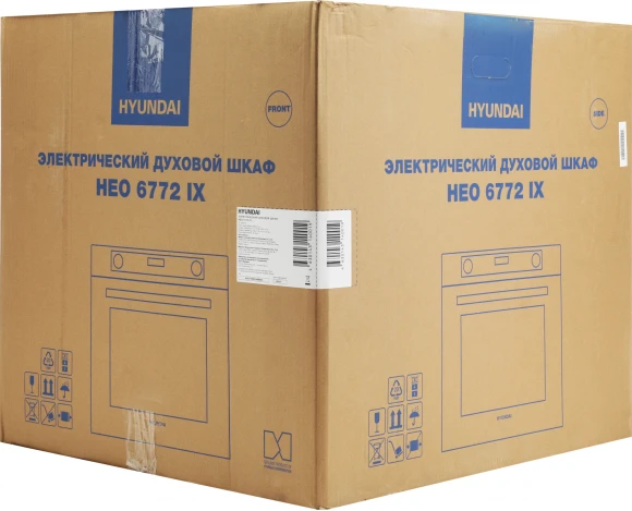 Духовой шкаф Электрический Hyundai HMEO 6580 DX черный