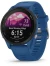 Смарт-часы Garmin Forerunner 255 33мм 1.3" корп.черный силикон рем.синий (010-02641-11)