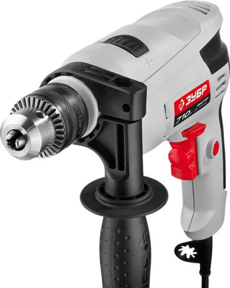 Дрель ударная Зубр ДУ-710 ЭРМ2 710Вт патрон:кулачковый реверс Дрель ударная Зубр ДУ-710 ЭРМ2 710Вт патрон:кулачковый реверс