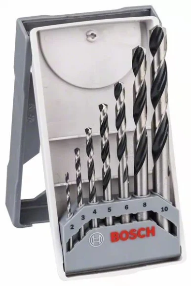 Набор сверл Bosch PointTeQ (2608577347) по металлу (7пред.) для дрелей Набор сверл Bosch PointTeQ (2608577347) по металлу (7пред.) для дрелей