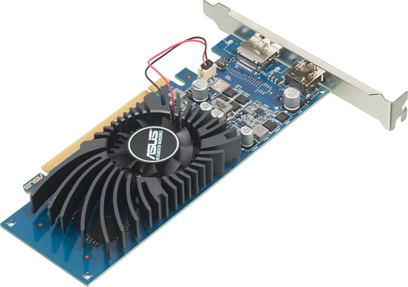 Видеокарта Asus PCI-E 3.0 GT1030-2G-BRK NVIDIA GeForce GT 1030 2Gb 64bit GDDR5 1228/6008 HDMIx1 DPx1 HDCP Ret low profile