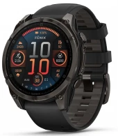 Смарт-часы Garmin Fenix 8 47мм 1.4" AMOLED корп.серый рем.оранжевый разм.брасл.:125-208мм (010-02904-11)