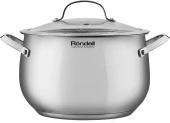 Кастрюля Rondell Calypso RDS-1672 5.8л. d=22см (с крышкой) стальной