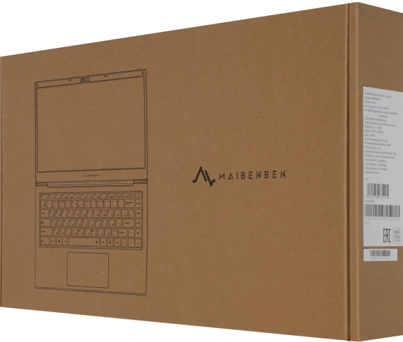 Ноутбук Maibenben S14A-R545UM Ryzen 5 Pro 4650U 8Gb SSD512Gb AMD Radeon Graphics 14" IPS FHD (1920x1080) Linux dk.blue WiFi BT Cam 5000mAh (S14A-R545UMB1SLURE0)