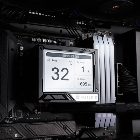 Система водяного охлаждения Thermalright Mjolnir Vision 360 ARGB Soc-AM5/AM4/1151/1200/2066/2011/1700 черный 4-pin 27dB Al LCD Ret (M-VISION-360-BL-ARGB) Система водяного охлаждения Thermalright Mjolnir Vision 360 ARGB Soc-AM5/AM4/1151/1200/2066/2011/1700 черный 4-pin 27dB Al LCD Ret (M-VISION-360-BL-ARGB)
