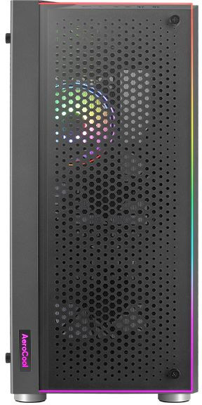 Корпус Aerocool Skribble черный без БП ATX 3x120mm 4x140mm 2xUSB3.0 audio bott PSU