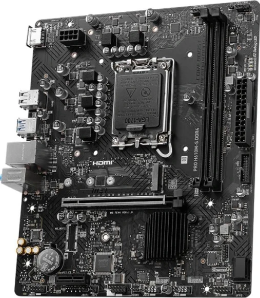 Материнская плата MSI PRO H610M-S DDR4 Soc-1700 Intel H610 2xDDR4 mATX AC`97 8ch(7.1) GbLAN+HDMI Материнская плата MSI PRO H610M-S DDR4 Soc-1700 Intel H610 2xDDR4 mATX AC`97 8ch(7.1) GbLAN+HDMI