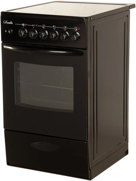 Плита Электрическая Лысьва EF4004MK00 черный стеклокерамика (без крышки)