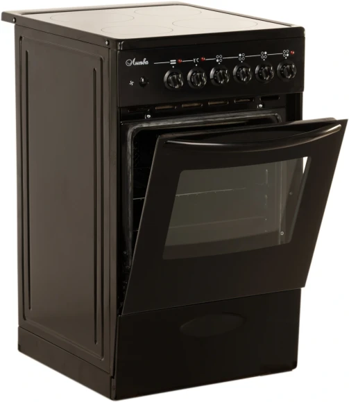 Плита Электрическая Лысьва EF4004MK00 черный стеклокерамика (без крышки)