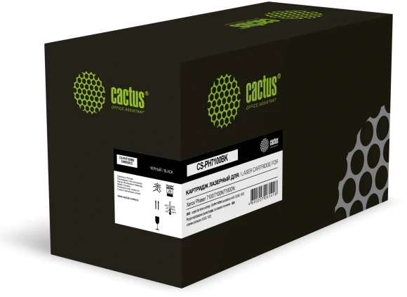 Картридж лазерный Cactus CS-PH7100BK 106R02612 черный (5000стр.) для Xerox Phaser 7100/7100N/7100DN Картридж лазерный Cactus CS-PH7100BK 106R02612 черный (5000стр.) для Xerox Phaser 7100/7100N/7100DN