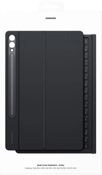Чехол-клавиатура Samsung для Samsung Galaxy Tab S10+ EF-DX825UBRGRU поликарбонат/полиуретан черный