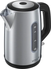 Чайник электрический Polaris PWK 0723DDW 1.8л. 2200Вт черный корпус: пластик (026600)