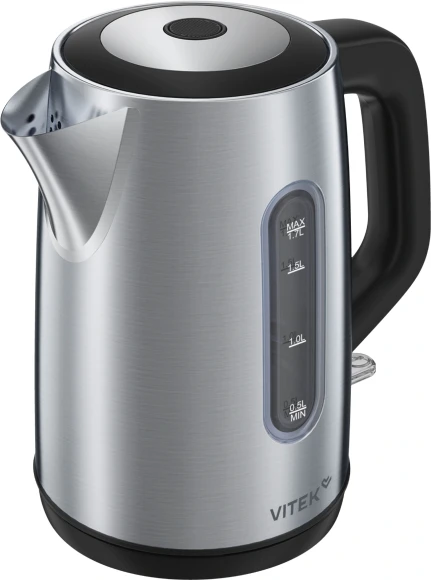 Чайник электрический Polaris PWK 0723DDW 1.8л. 2200Вт черный корпус: пластик (026600)