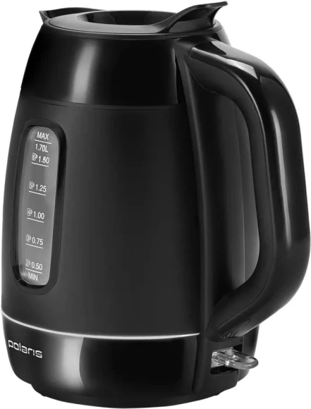 Чайник электрический Polaris PWK 0723DDW 1.8л. 2200Вт черный корпус: пластик (026600)