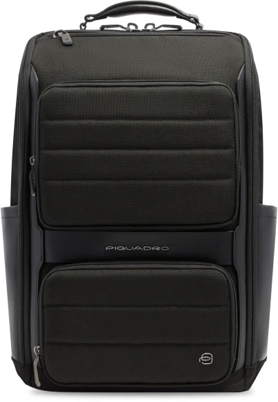 Рюкзак мужской Piquadro Oberon CA7280W150/BLU роллтоп синий нейлон/натур.кожа
