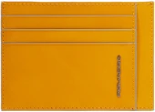 Чехол для кредитных карт Piquadro Blue Square PP2762B2R/G шафрановый натур.кожа