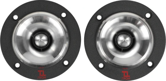 Колонки автомобильные Ural ТТ 25 ГРОМ (без решетки) 102дБ 4Ом (ком.:2кол.) твитер однополосные