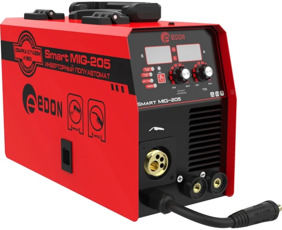 Компрессор поршневой Edon OAC-50/2400 масляный 320л/мин 50л 2200Вт красный