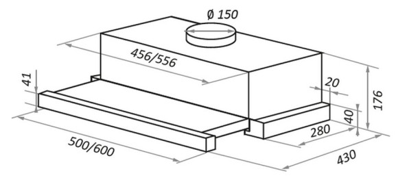 Вытяжка встраиваемая Maunfeld VS Fast Glass 60 бежевый управление: кулисные переключатели (1 мотор) Вытяжка встраиваемая Maunfeld VS Fast Glass 60 бежевый управление: кулисные переключатели (1 мотор)