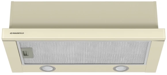 Вытяжка встраиваемая Maunfeld VS Fast Glass 60 бежевый управление: кулисные переключатели (1 мотор)